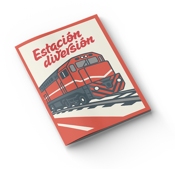 Mockup de cuadernillo de actividades